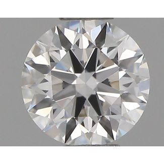 0.36 Carat Round F VVS1 EX GIA Natural Diamond