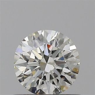 0.50 Carat Round H VVS2 EX IGI Natural Diamond