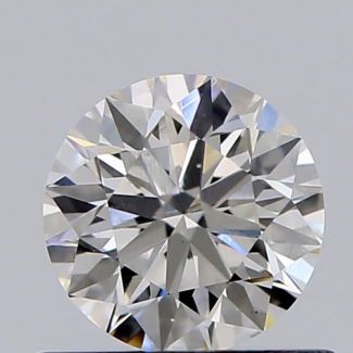 0.52 Carat Round I VS2 EX VG GIA Natural Diamond