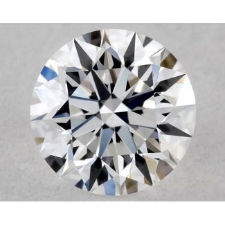 0.4 Carat Round D VVS2 EX GIA Natural Diamond