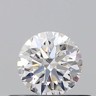 0.38 Carat Round D VVS1 EX GIA Natural Diamond