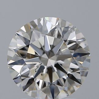 1.73 Carat Round H SI1 EX GIA Natural Diamond