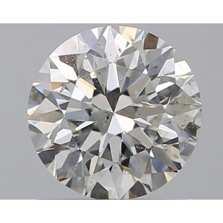 0.80 Carat Round I SI2 VG EX GIA Natural Diamond