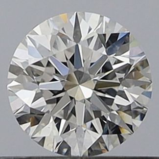 0.52 Carat Round D VS1 EX GIA Natural Diamond