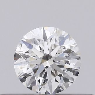 0.25 Carat Round F SI1 EX GIA Natural Diamond