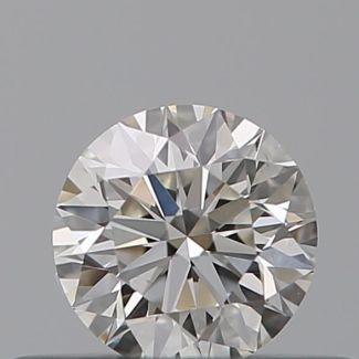 0.28 Carat Round H VS2 EX GIA Natural Diamond