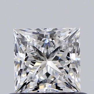 0.53 Carat Princess E SI1 - VG GIA Natural Diamond