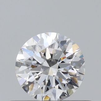 0.35 Carat Round E VVS1 EX GIA Natural Diamond