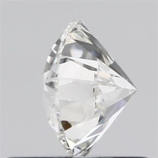 0.55 Carat Round F SI2 EX GIA Natural Diamond