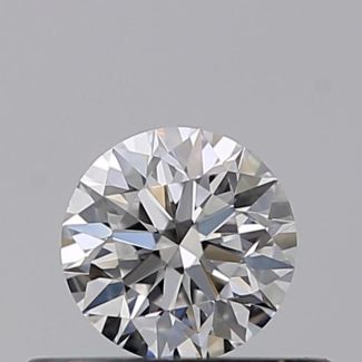 0.30 Carat Round D VVS2 EX GIA Natural Diamond