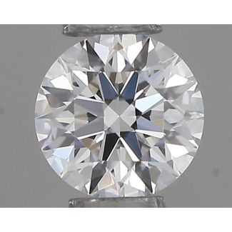 0.19 Carat Round F VVS2 EX GIA Natural Diamond