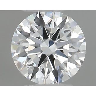 0.22 Carat Round E VVS1 EX GIA Natural Diamond