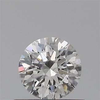 0.40 Carat Round G SI1 EX GIA Natural Diamond