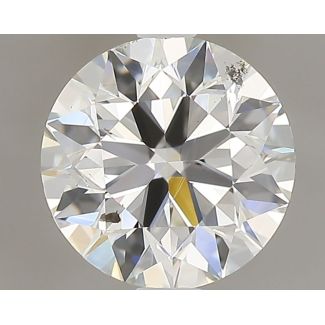 0.7 Carat Round H SI2 EX GIA Natural Diamond