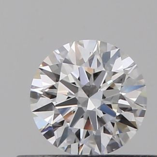 0.33 Carat Round D VVS2 EX GIA Natural Diamond