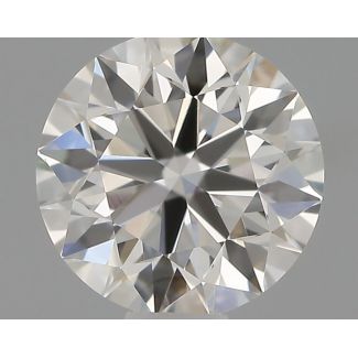 0.5 Carat Round G VVS2 EX IGI Natural Diamond