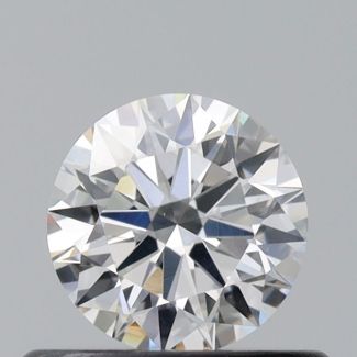 0.41 Carat Round G VS2 EX VG GIA Natural Diamond