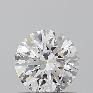 0.57 Carat Round D SI1 EX GIA Natural Diamond