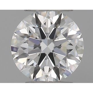 0.21 Carat Round E VVS1 EX GIA Natural Diamond