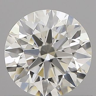 0.73 Carat Round H VVS2 EX IGI Natural Diamond