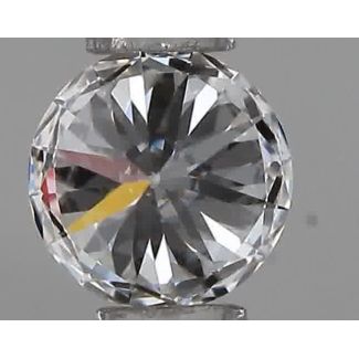 0.20 Carat Round D VVS2 EX GIA Natural Diamond