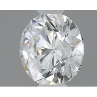 0.32 Carat Round F SI1 EX GIA Natural Diamond