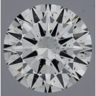 0.59 Carat Round G SI2 EX GIA Natural Diamond