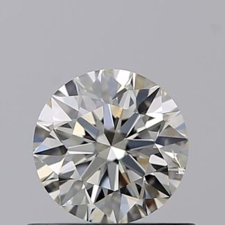 0.50 Carat Round J SI2 VG EX GIA Natural Diamond