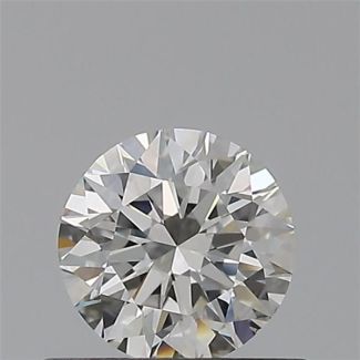 0.45 Carat Round H VS2 EX GIA Natural Diamond