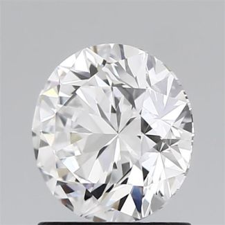 1.31 Carat Round D VVS1 EX GIA Natural Diamond