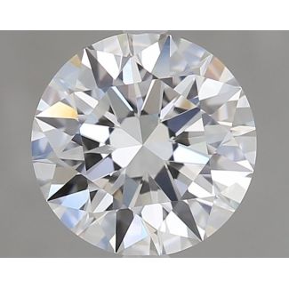 0.95 Carat Round F VVS1 EX GIA Natural Diamond