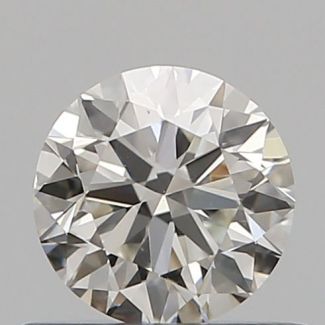 0.50 Carat Round I VS2 VG EX GIA Natural Diamond