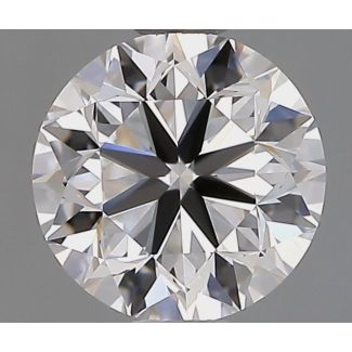 0.86 Carat Round E VVS1 EX GIA Natural Diamond