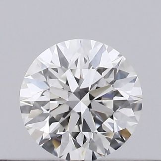 0.2 Carat Round F VVS2 EX GIA Natural Diamond