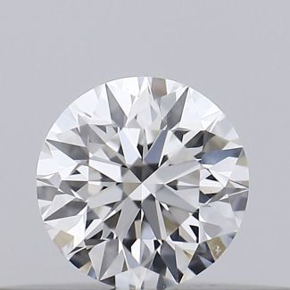 0.19 Carat Round F VS1 EX GIA Natural Diamond