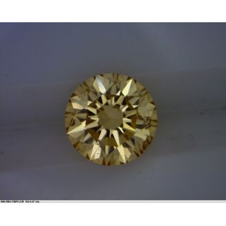 0.27 Carat Round Fancy Yellowish Orange GD GIA Natural Diamond