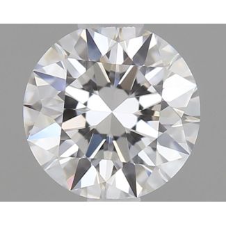 0.43 Carat Round D VVS2 EX GIA Natural Diamond