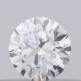 0.18 Carat Round F VVS2 EX GIA Natural Diamond