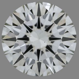 0.51 Carat Round J SI1 EX GIA Natural Diamond