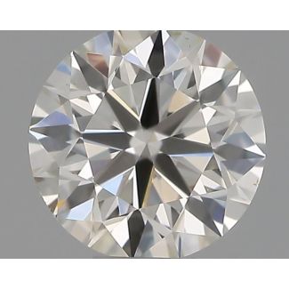 0.32 Carat Round H VS1 EX VG IGI Natural Diamond