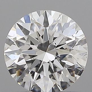 0.51 Carat Round D VS2 EX GIA Natural Diamond