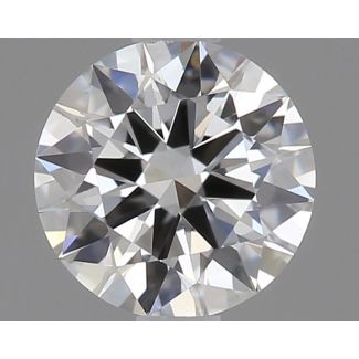 0.33 Carat Round F VVS1 EX GIA Natural Diamond