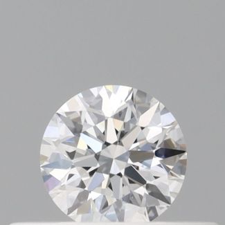 0.27 Carat Round D VVS1 EX GIA Natural Diamond