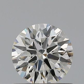 0.6 Carat Round H VVS2 EX IGI Natural Diamond