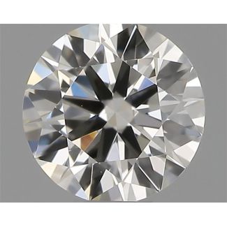 0.30 Carat Round G VVS2 EX IGI Natural Diamond