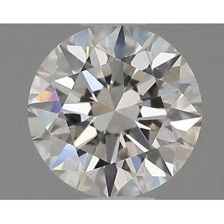 0.51 Carat Round H VS1 EX GD GIA Natural Diamond