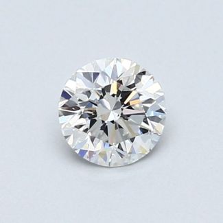 0.51 Carat Round D VS2 VG EX GIA Natural Diamond