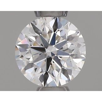 0.35 Carat Round E SI2 EX GIA Natural Diamond