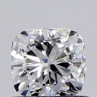 0.52 Carat Cushion Modified D VS2 - EX VG GIA Natural Diamond