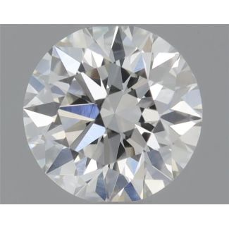 0.31 Carat Round F VVS1 EX VG GIA Natural Diamond